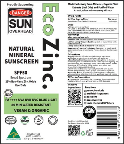 Label - 100g CL - EcoZinc 100g